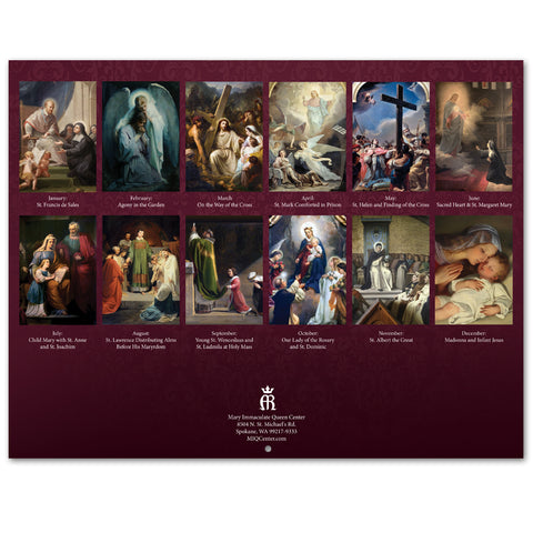 2026 Traditional Catholic Wall Calendar