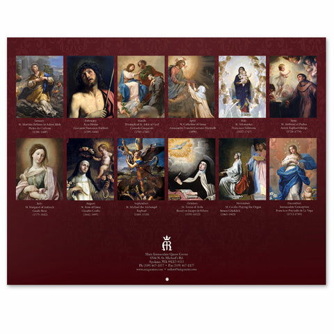 2027 Traditional Catholic Wall Calendar