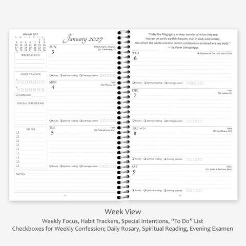 2027 Traditional Catholic Planner