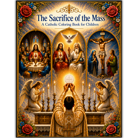 The Sacrifice of the Mass Coloring Book