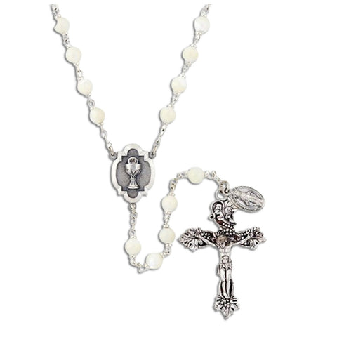 Heritage First Communion Rosary: White