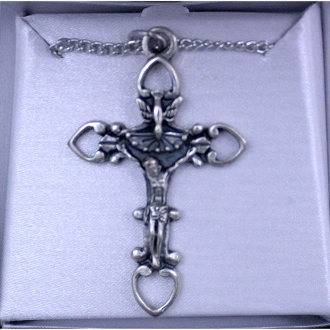 1¾" Dove Crucifix