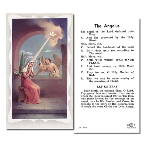 Annunciation Holy Card