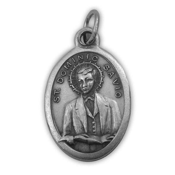 **聖ドミニコ・サヴィオ（Saint Dominic Savio）**のメダイ St. Dominic Savio Medal – Mary Immaculate Queen Center