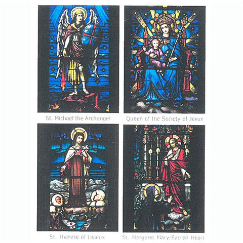 Mt. St. Michael: Stained Glass Windows Assorted Note Cards - Package of 8