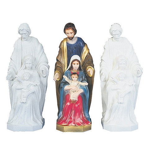Holy Family Outdoor Statue: 24"