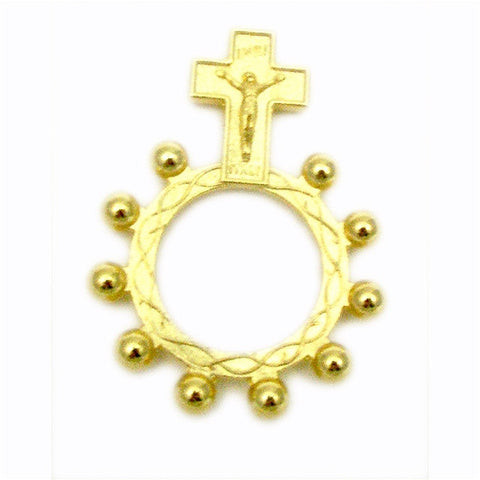 Golden Rosary Ring