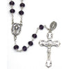 Fatima Collection Rosary: Amethyst