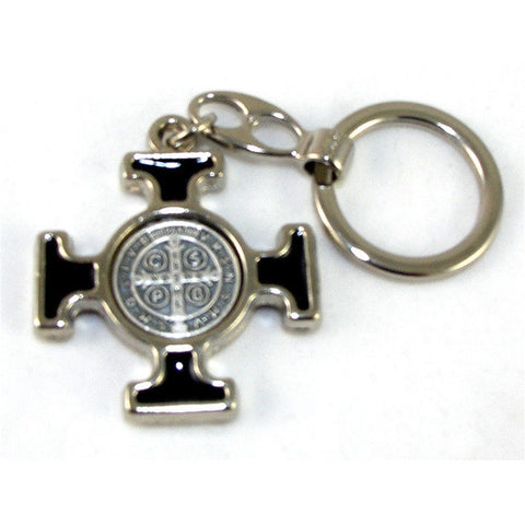 St. Benedict Key Chain: Black