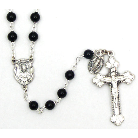 Onyx Italian Rosary