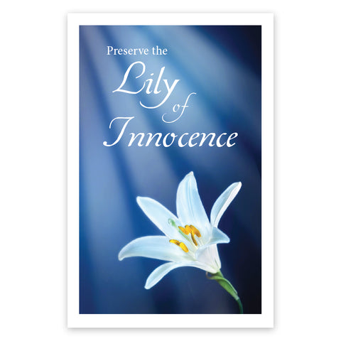 preserve lily flower Preserve the Lily of Innocence – Mary Immaculate Queen Center