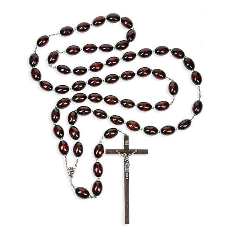 Five Decade Wooden Wall Rosary