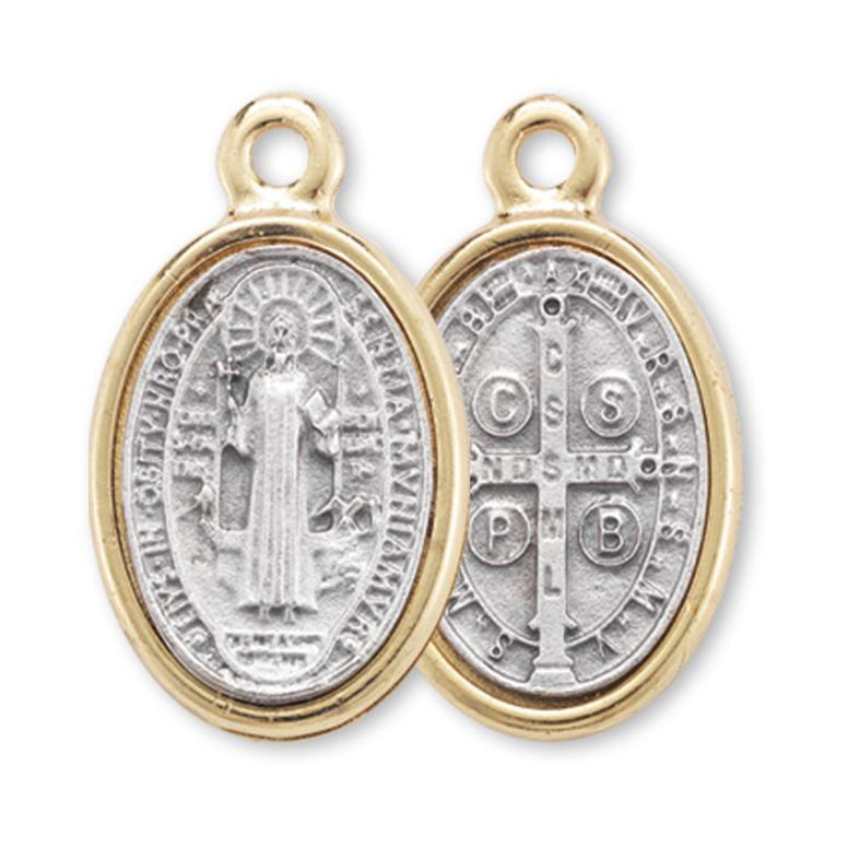 St. Benedict Silver with Gold