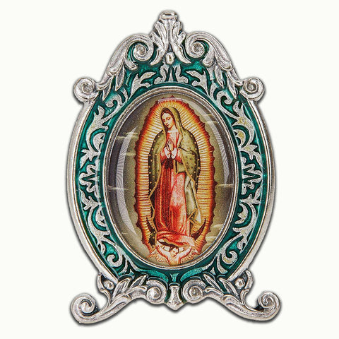 Desk Stand: Our Lady of Guadalupe