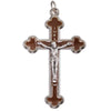 2" Epoxy Inlay Silver Crucifix
