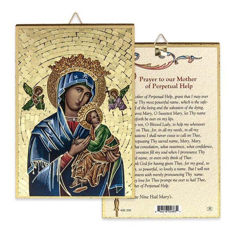 Mosaic Plaque: Our Lady of Perpetual Help