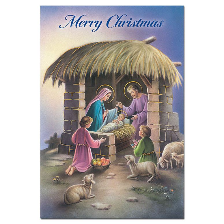 Shepherd's Offering Christmas Card: 15 pk