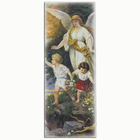 Guardian Angel with Children Bookmark