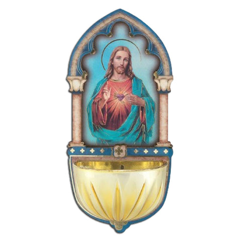 Sacred Heart Holy Water Font
