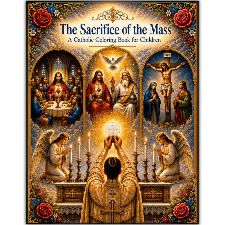 The Sacrifice of the Mass Coloring Book