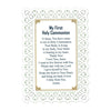 Lace First Holy Communion Card
