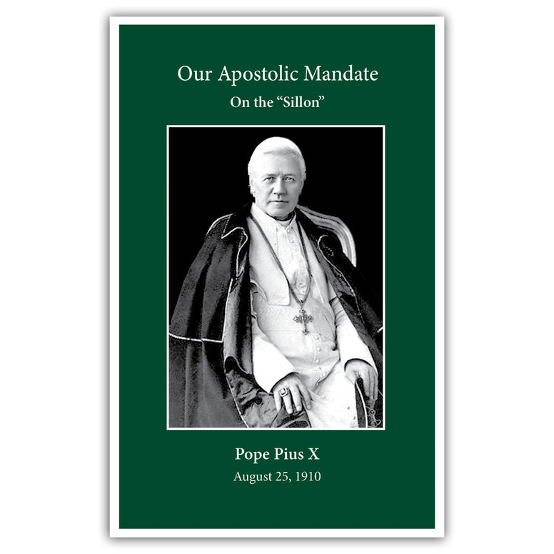 Our Apostolic Mandate: On the Sillon