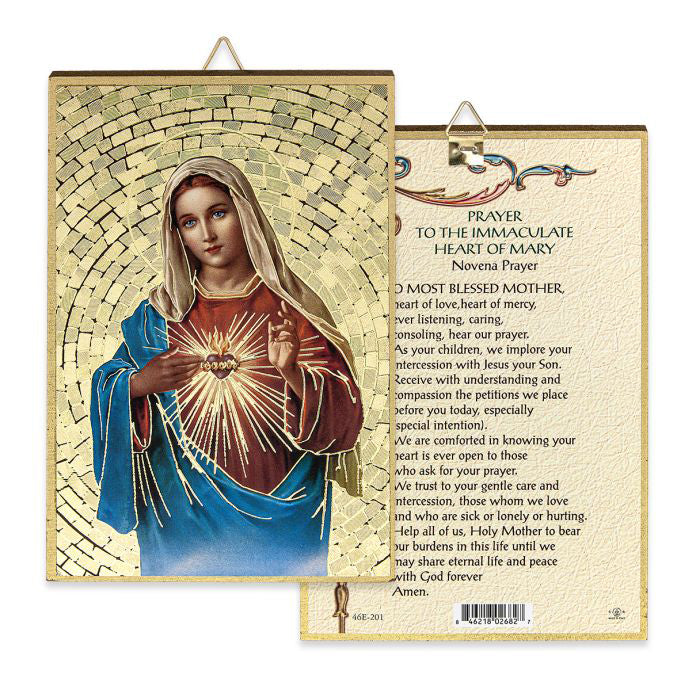 Immaculate Heart of Mary Plaque