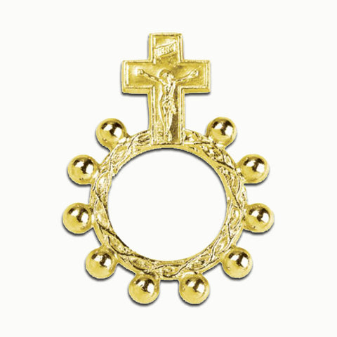 Golden Rosary Ring