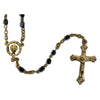 First Communion Rosary: Black Bead