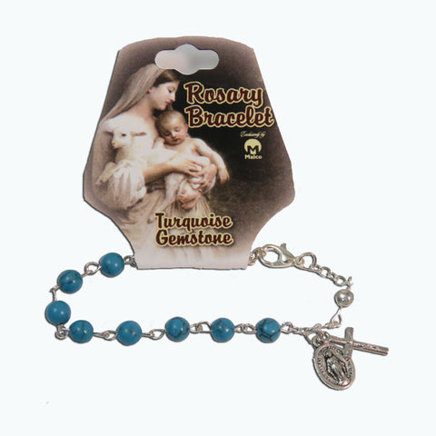 Turquoise Rosary Bracelet