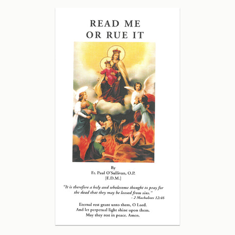 Read Me or Rue It