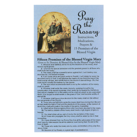 Pray the Rosary Leaflet