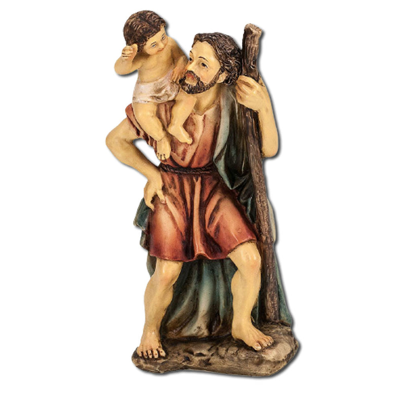 St. Christopher: 4" statue