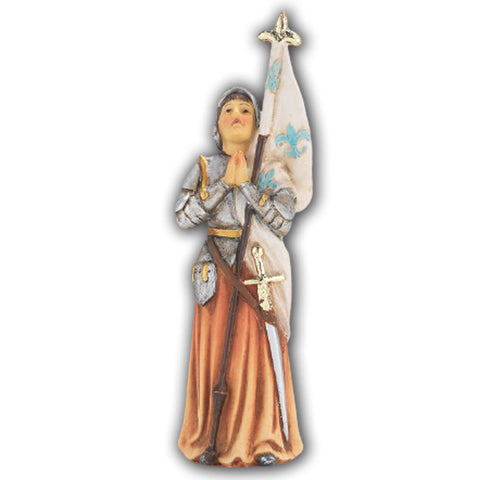 St. Joan of Arc: 4" statue