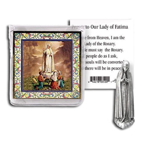 Our Lady of Fatima Pocket Statue: 1¾"