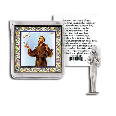 St. Francis Pocket Statue: 1½