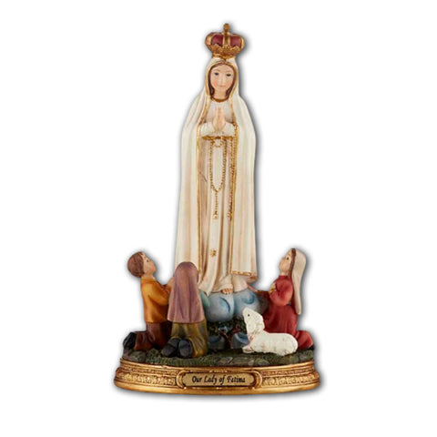 Our Lady of Fatima w/Children: 8"