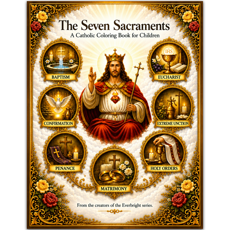 The Seven Sacraments Coloring Book