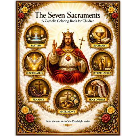 The Seven Sacraments Coloring Book