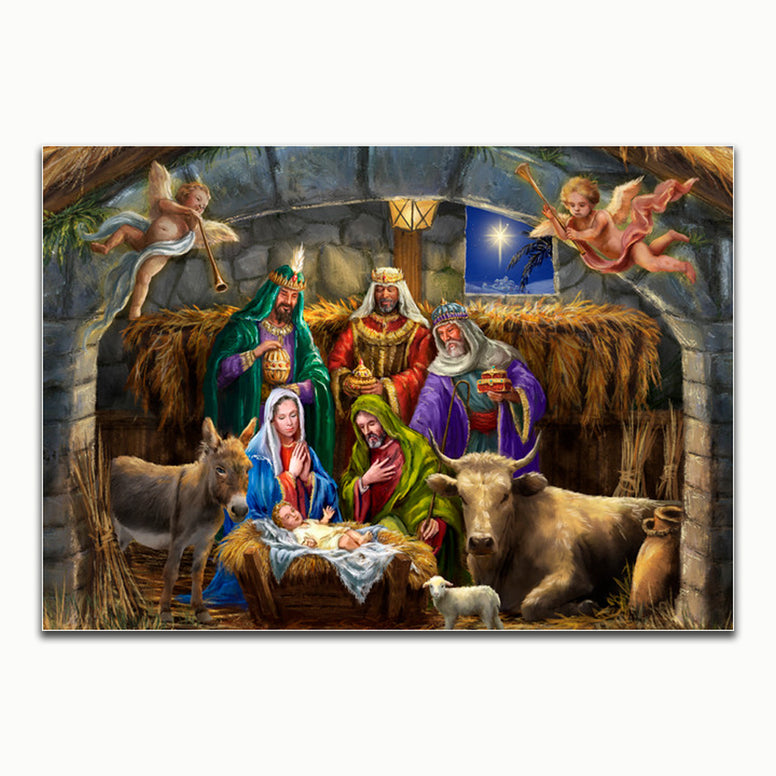 In the Manger: 1000 pc Puzzle