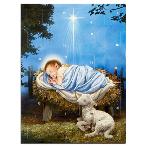 Advent Calendar: Baby Jesus with Lamb
