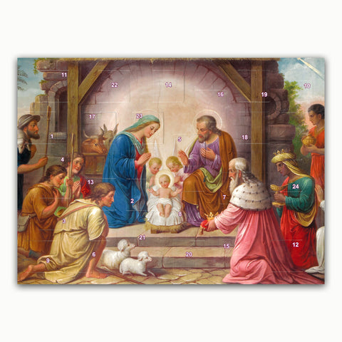Advent Calendar: Traditional Nativity