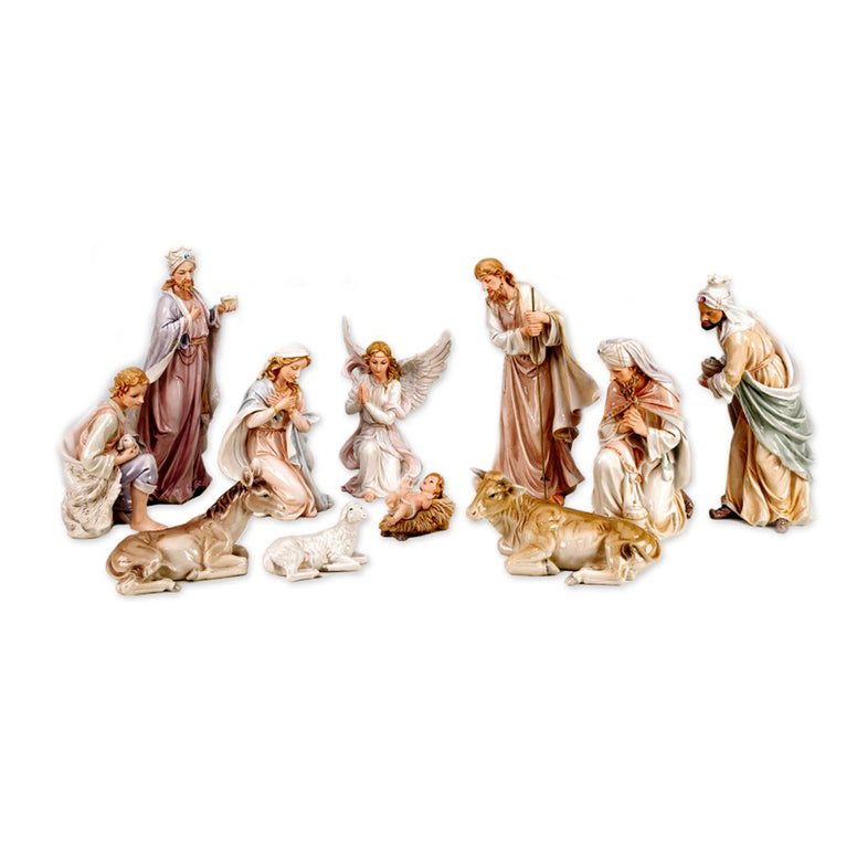 Nativity Set 5" Pearlized