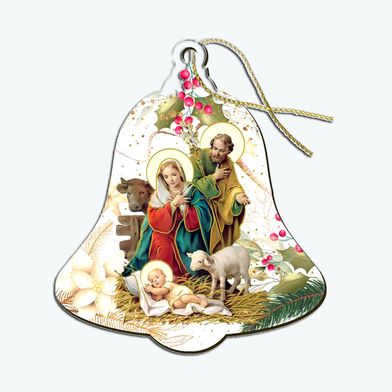 Wooden Bell Ornament