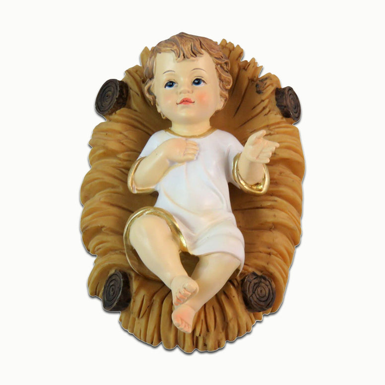 Christ Child with Manger 4.5"