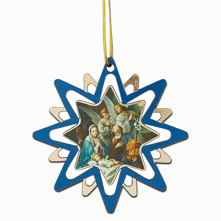 Star Nativity Ornament