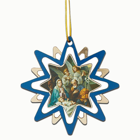 Star Nativity Ornament