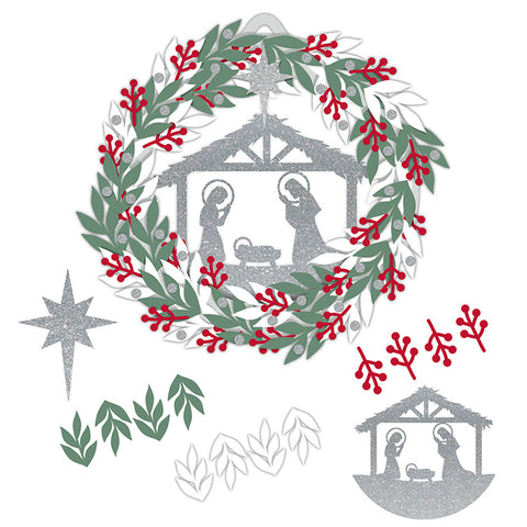 MYO Nativity Wreath