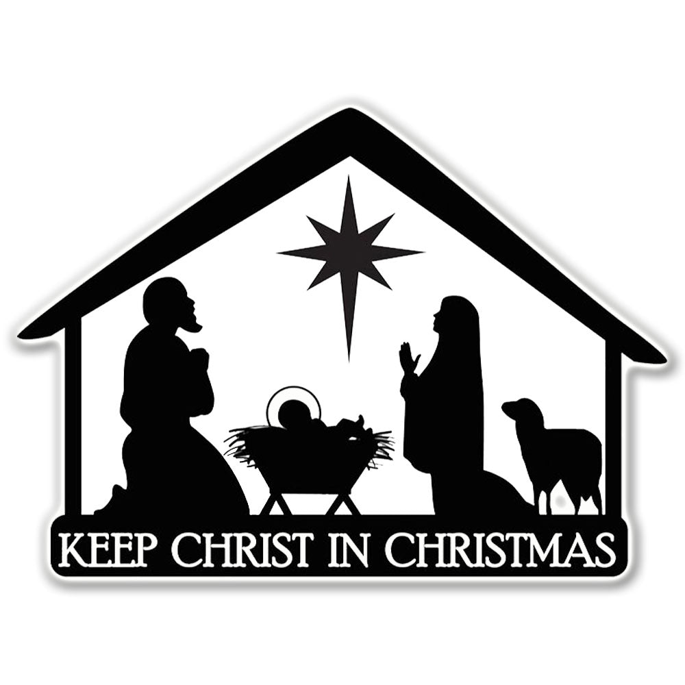 Nativity Stable Auto Magnet – Mary Immaculate Queen Center