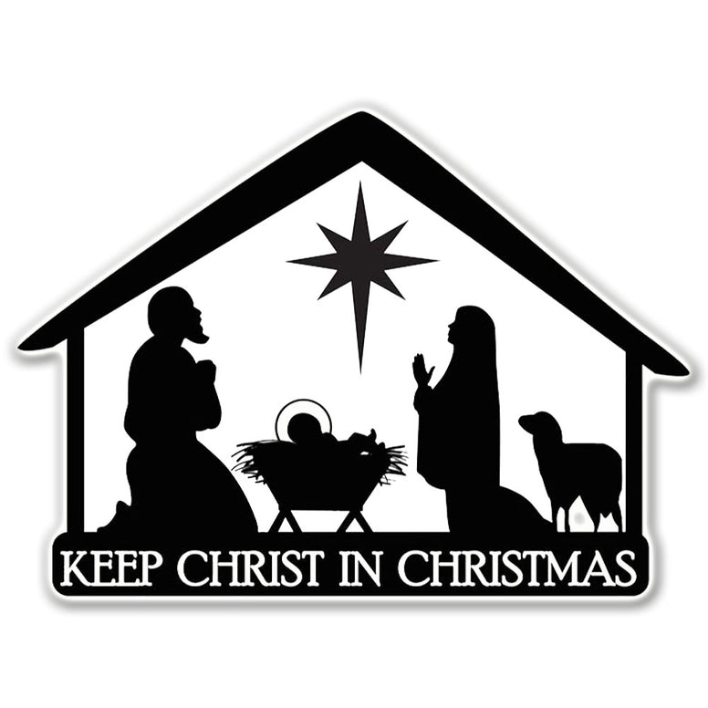 Nativity Stable Auto Magnet